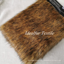 Fashion Super Soft Long Plain Colour Fake Fox Fur Fabric for Garment